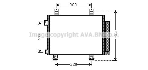 AVA QUALITY COOLING Конденсатор, кондиционер SZ5117